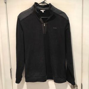 Calvin Klein Black Quarter Zip